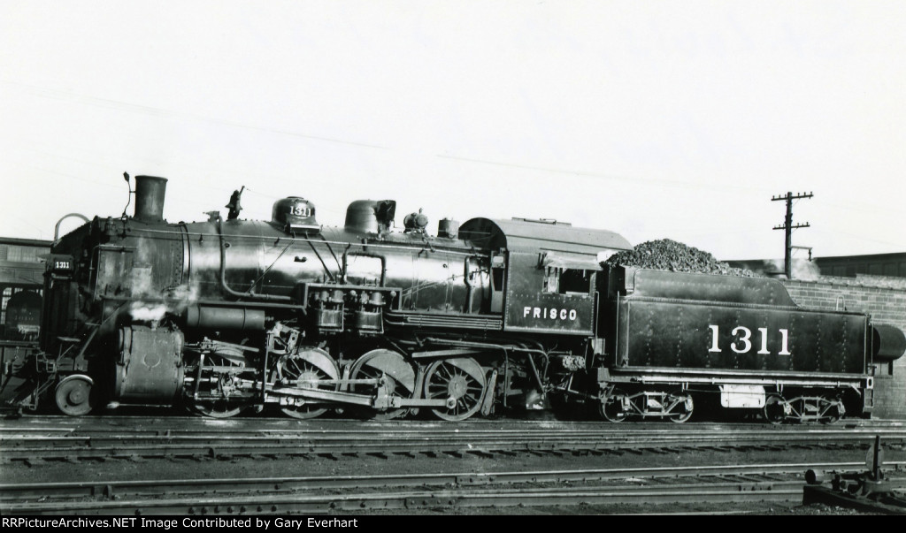 SLSF 2-8-0 #1311 - St Louis-San Francisco (Frisco)